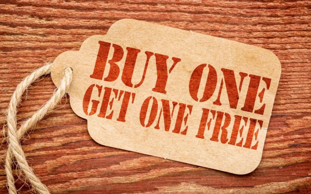 One Thing: Day 216: Get One Free