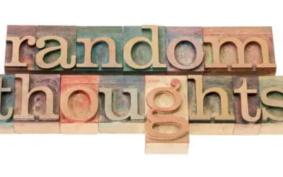 One Thing: Day 301: My 12 Random Thoughts