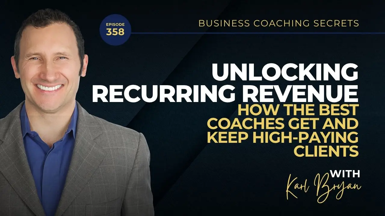 Podcast New Episode (15) Unlock business coaching secrets with Carl Bryan and Road Dog. Discover sales tips, business models, and growth strategies for coaches. Episode 358 highlights.