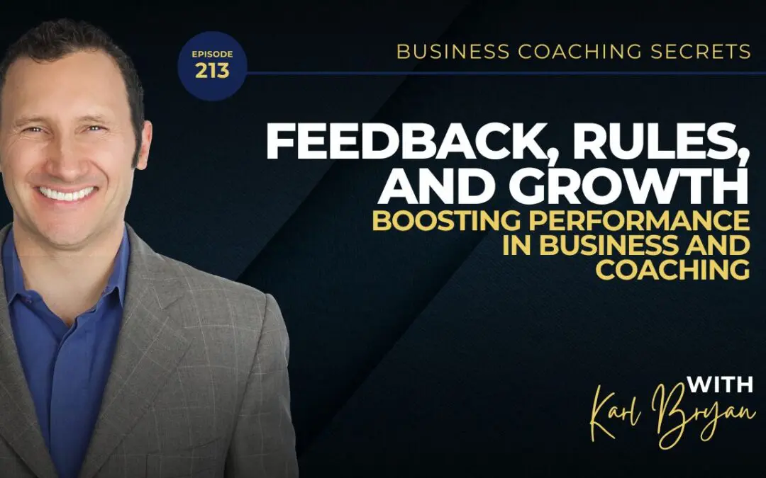 BCS 213 – Feedback, Rules, and Growth: Boosting Performance in Business and Coaching