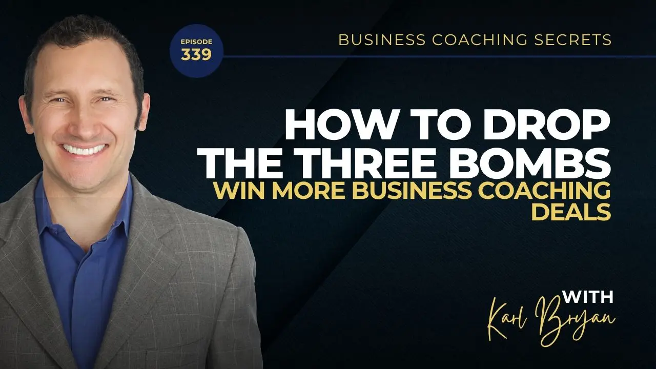 Podcast New Episode (96) Unlock Karl Bryan's secrets to attracting high-end coaching clients, closing sales, and building a thriving, referral-driven business coaching practice.