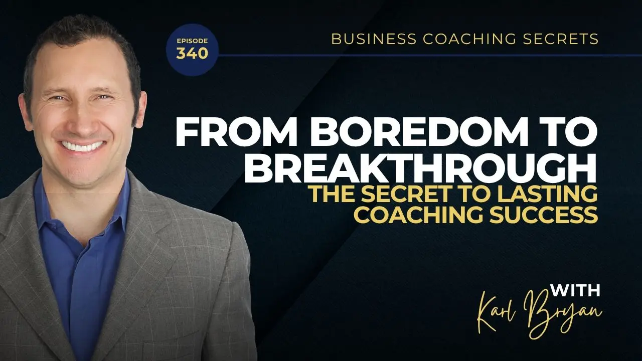 Podcast New Episode (97) Unlock strategies for attracting high-end coaching clients, building a profitable practice, and keeping success in business coaching with Carl Bryan and guests.