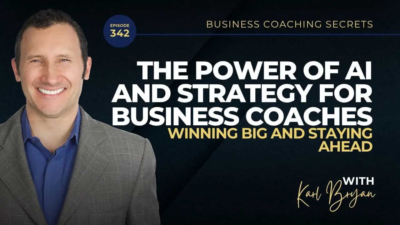 Discover strategies, frameworks, and real-world tactics for business coaches to attract clients, master AI, and build a thriving coaching practice.