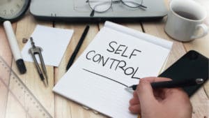 One Thing: Day 283: Self Control